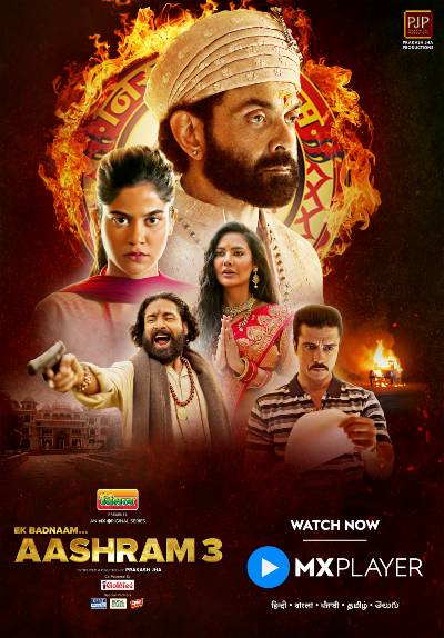 Aashram (Season 01 – 03) Hindi WEB Series 720p & 480p HDRip ESub x264/HEVC | All Episode