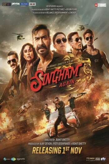 Download Singham Again 2024 Hindi [5.1-ORG] Movie WEB-DL 1080p 720p 480p HEVC